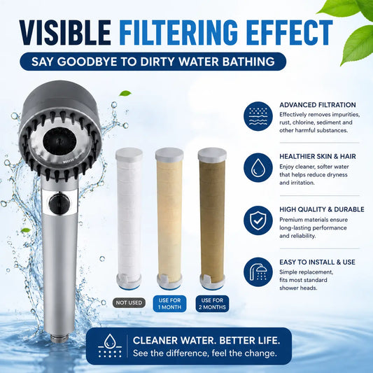 3 Modes Shower Head