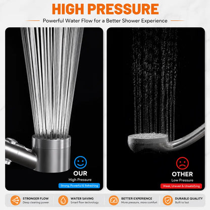 3 Modes Shower Head